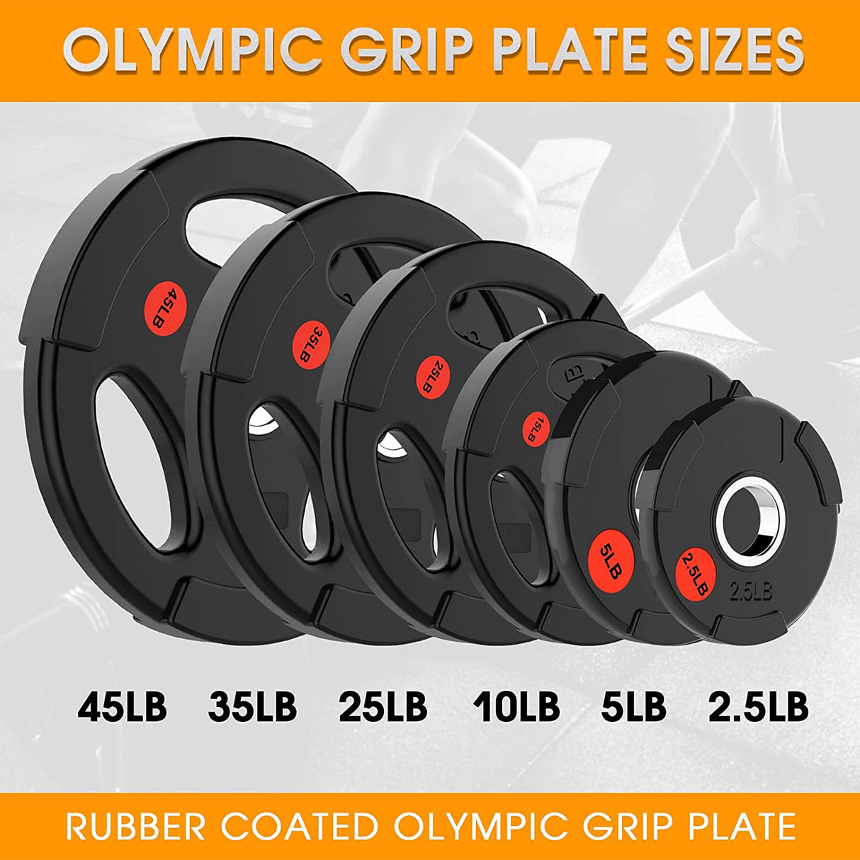 Premium Olympic Plates - Rubber Grip 10 lb G&G Fitness Equipment Variant(s) - LBWeight 403fab00-5b5c-ed11-834a-0af6a9949c45_2003-01_.