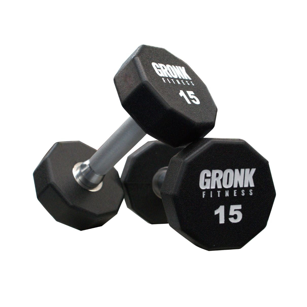 Gronk Fitness 10 sided Urethane Dumbbells (5lb-100lb) Set Gronk Fitness Products Dumbbells 5_83a3b4eb-60b3-4e16-98ef-95329b7f2fd2