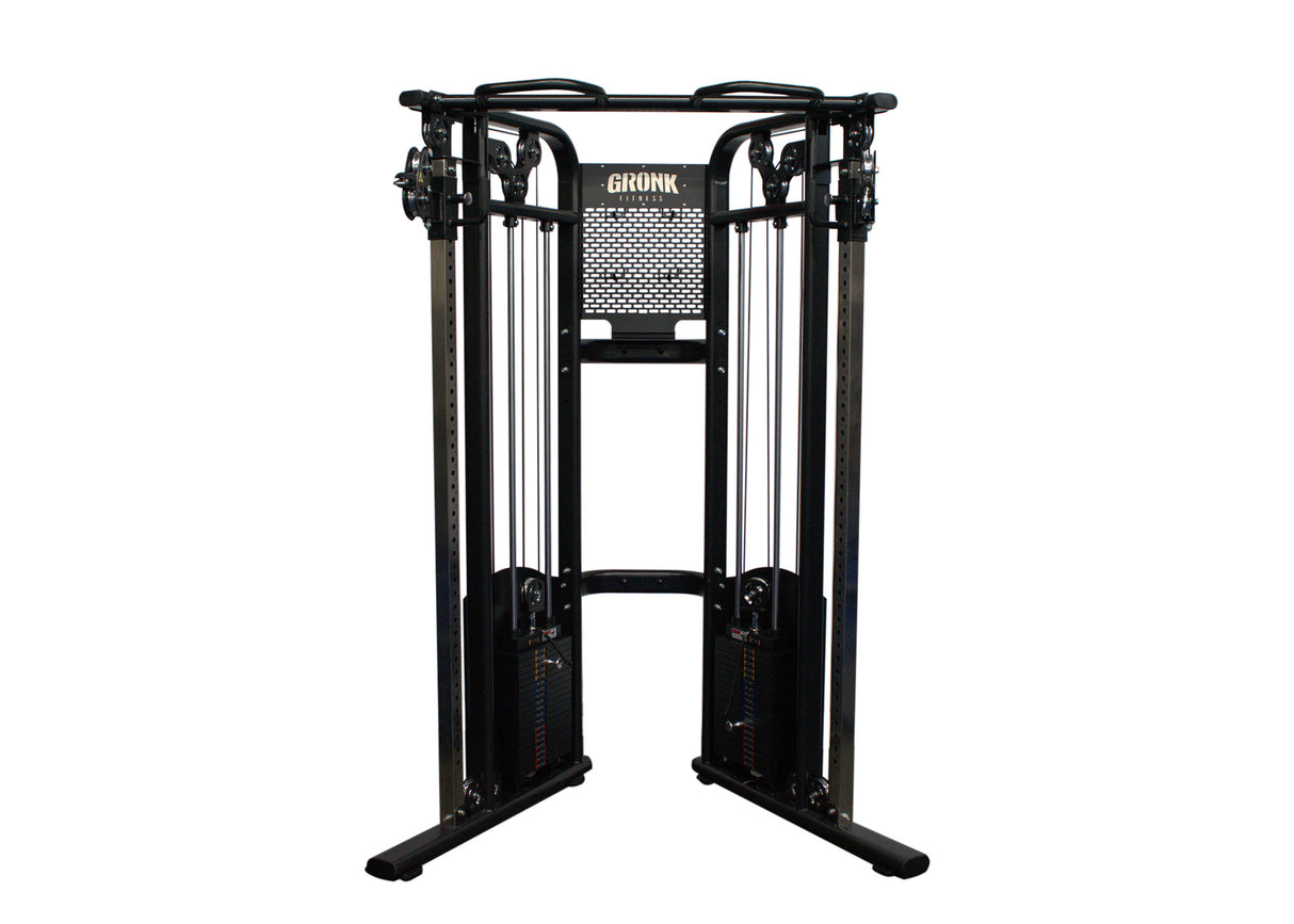 Gronk Fitness XFT Functional Trainer V2 Default Title Gronk Fitness Products Home Gym, Small; Single stack or a-frame double stack (functional trainer). 5 functions or less 66f62e20-d0d8-ef11-8423-0afff11ba501_5001-G3