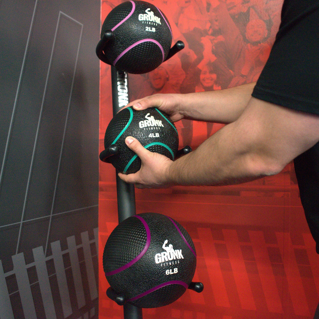 Gronk Fitness Medicine Ball Rack (Fits 5 Balls) Gronk Fitness Products Dumbell racks, power block stand, plate and bar storage, kettlebell racks, ball racks 6_1080x_b143c3e3-8ea3-4686-9195-d03d34a26f7e