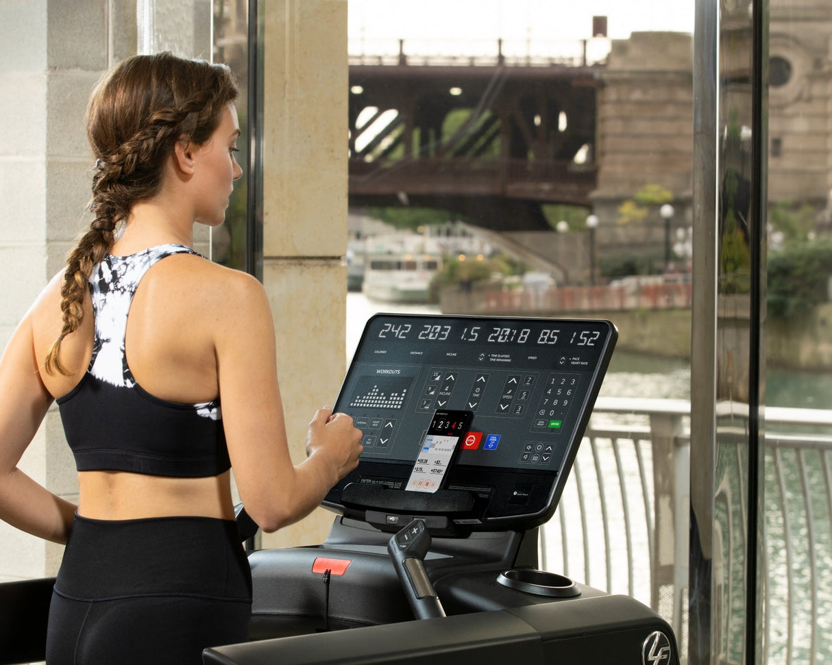 Life Fitness Club Plus Treadmill w/ SL Console, Black - Final Stock Life Fitness Treadmill; Residentail Commercial Frame over 350lbs CST-DSL-BLKLM_3_2048x2048_55226e59-c34b-4661-988d-ce9241db4a19