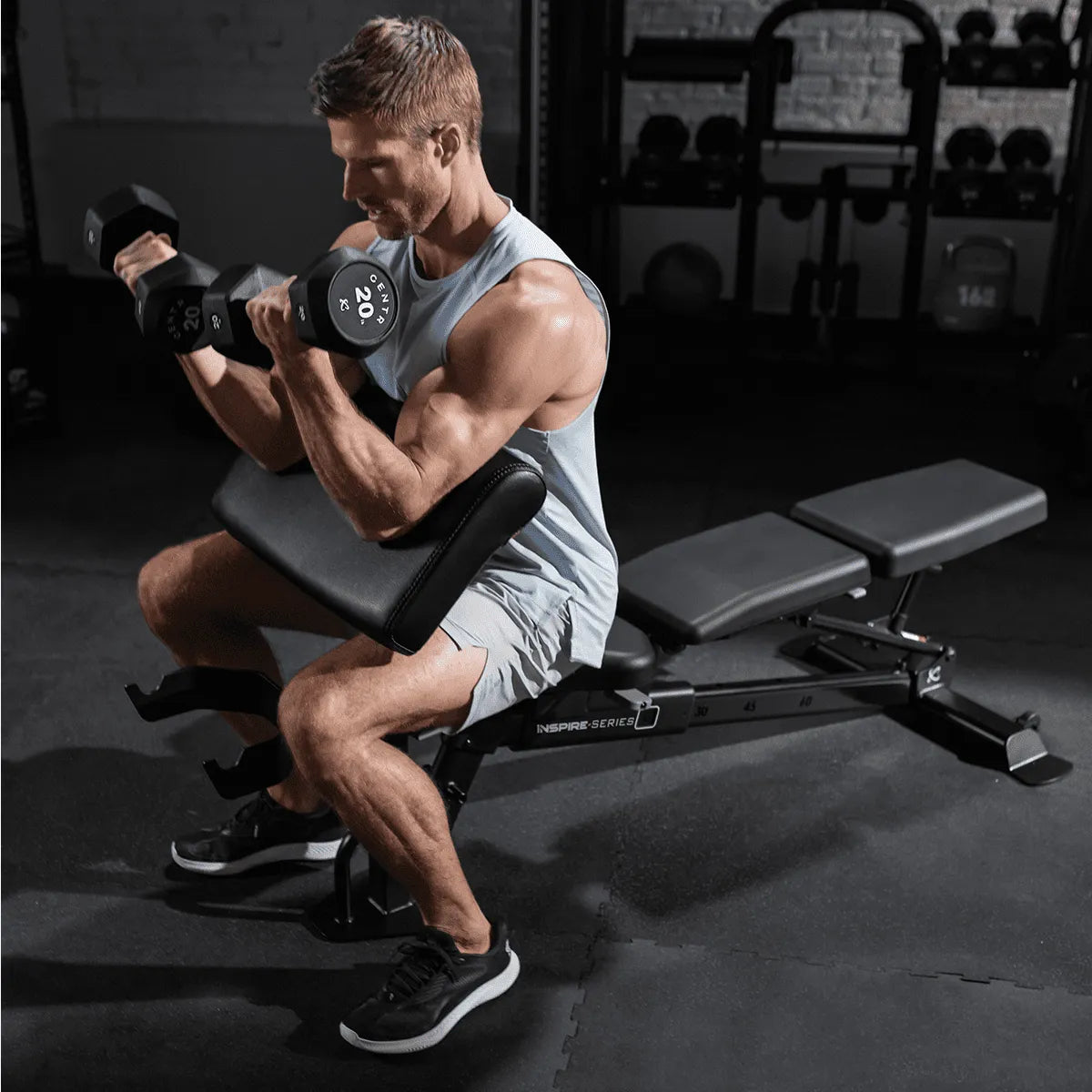 Inspire Series FID7 PRO Adjustable Bench Inspire Bench; flat/incline/decline benches Centr-FID7-Lifestyle-2-1200x1200-2