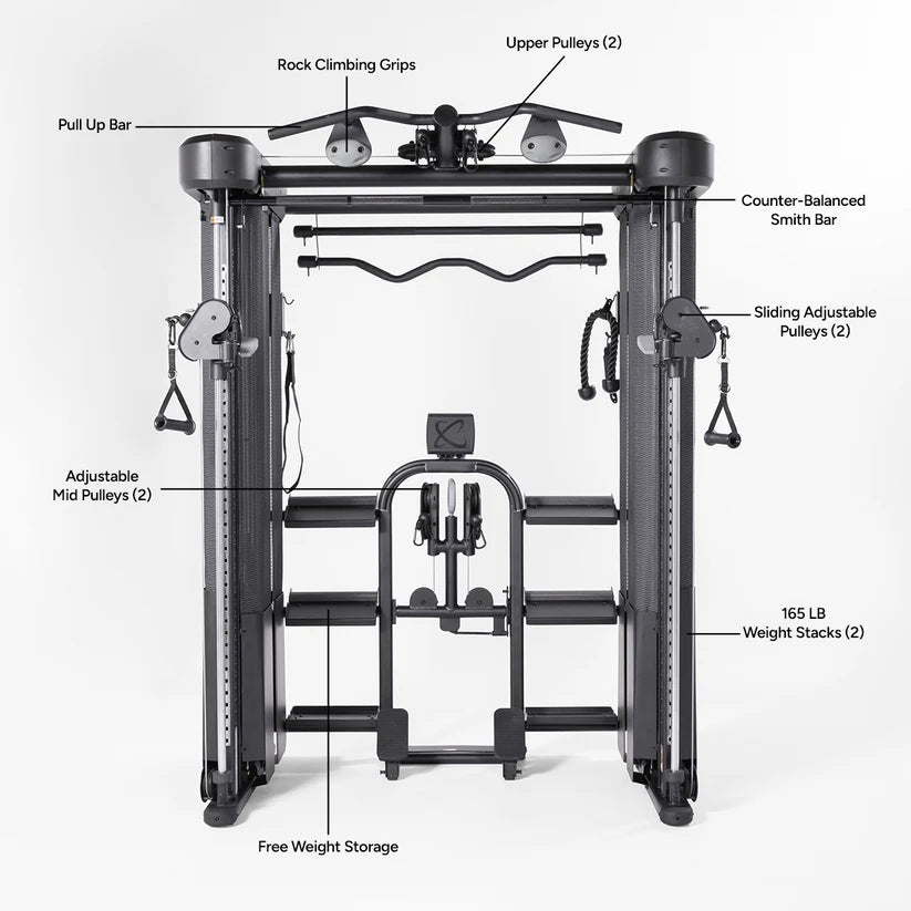 Inspire Series FT2 PRO Smith Functional Trainer Inspire Home Gym, labor intensive installation FT2-PRO_FEATURES_1200x1200_1_hkl6na_cc947d68-cb73-40bd-8f33-d1aca702b682