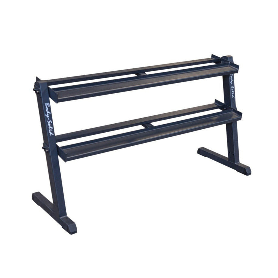 Body-Solid Dumbbell Rack (Black) Body Solid Dumbell racks, power block stand, plate and bar storage, kettlebell racks, ball racks GDR60B_IMGL2568-v3_33776cc9-e55b-4476-9549-9e6e0eb8e507