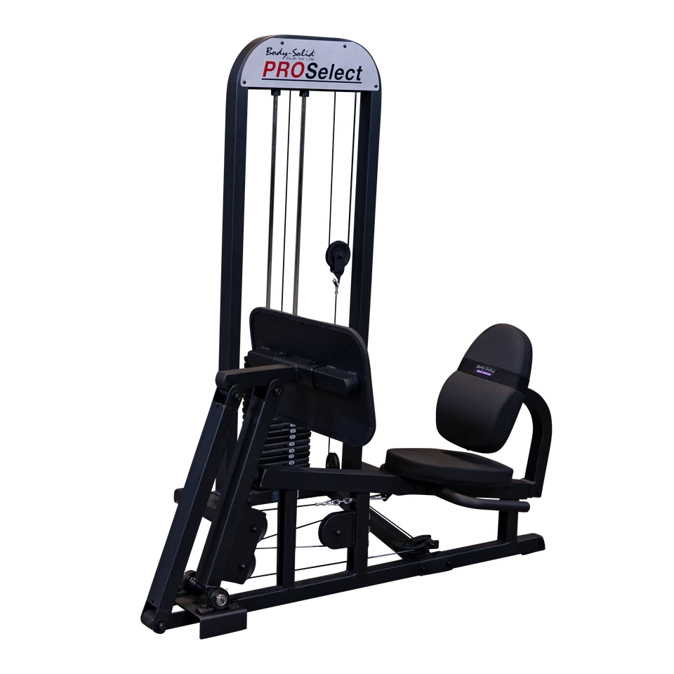 Body Solid GLP-STK Pro Select Leg Press Body Solid Selectorized, single stack, assembly required GLPB-with-STK_0O2A4643-Hero-2500__79625.1775755632