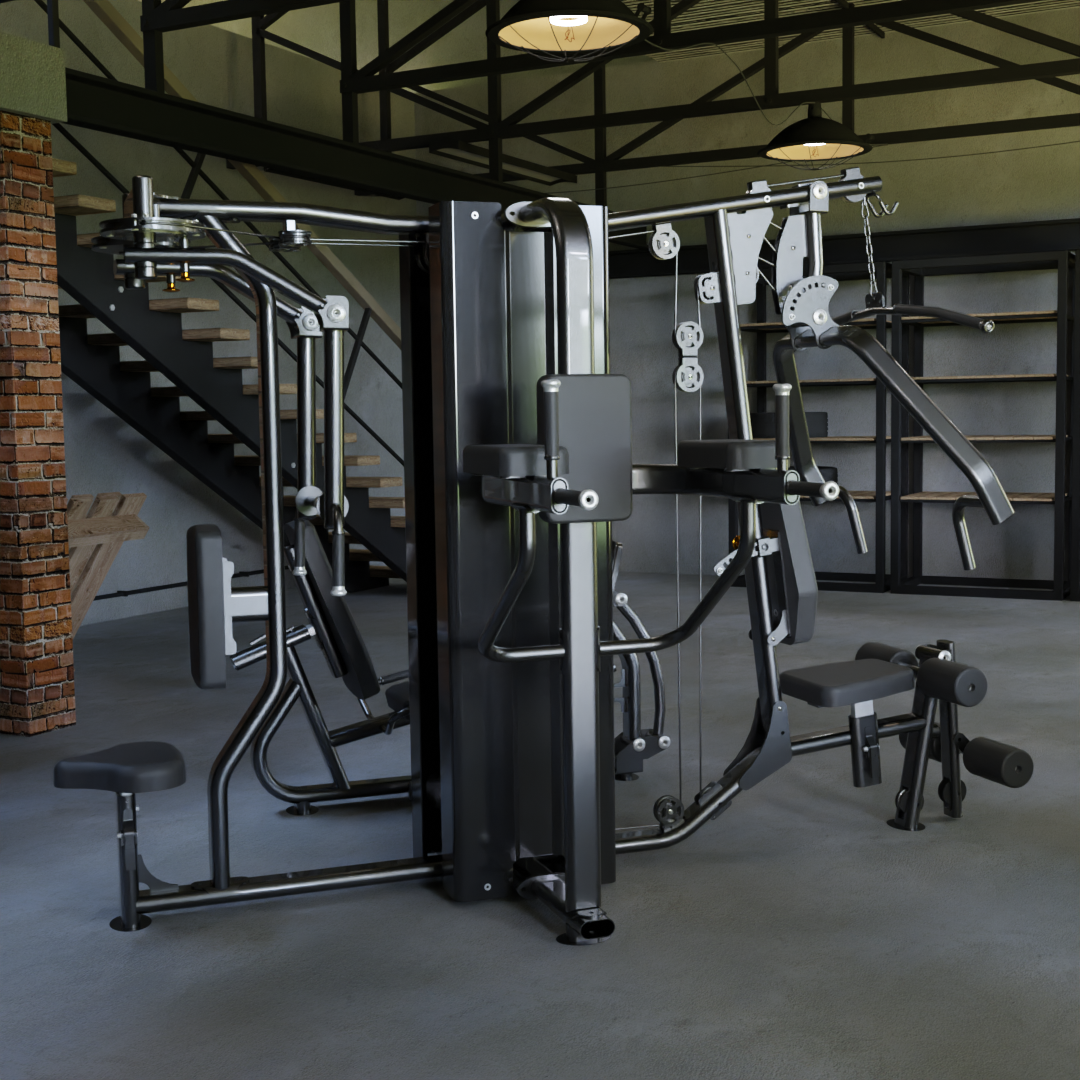 IRONAX X4S Four Station Multi-Gym Ironax Extreme Gyms EXM3000LPS, FSF3 IRONAXGYM9_ad1dd583-af77-4d67-bc40-38417e52335a