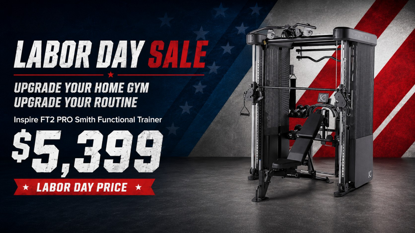 Inspire FT2 Pro Smith Functional Trainer Labor Day Sale Banner - $5,399