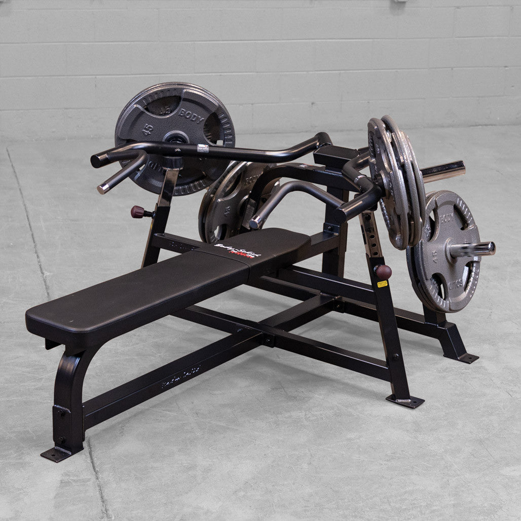 Body Solid - Leverage Bench Press, Black Body Solid Home Gym, Small; Single stack or a-frame double stack (functional trainer). 5 functions or less LVBPB_0O2A5529-1028__42126.1777671221