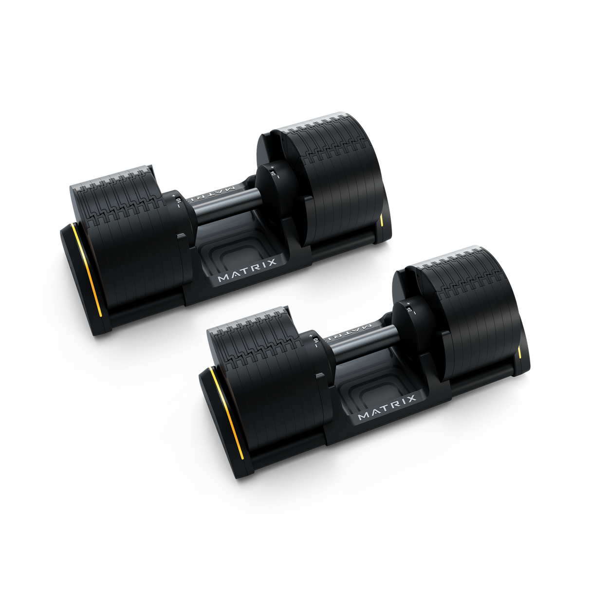 Matrix DB80 Adjustable Dumbbells Matrix Dumbbells MXR23_DB8080lbx2w-cradledetail_hi-angle_1440x_db480282-852f-4458-911c-6591f2c29ef1