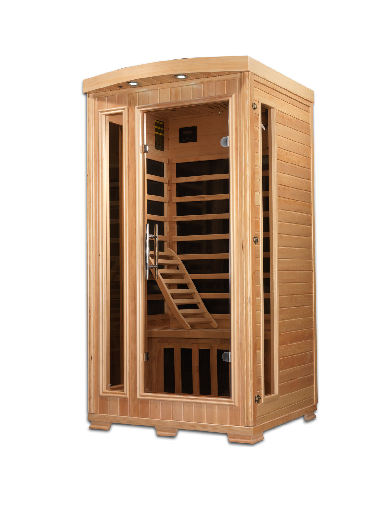 Pro 6 Madison 1-2 Per Near Zero EMF FAR Infrared Sauna Golden Designs Home P6-H106-01_3