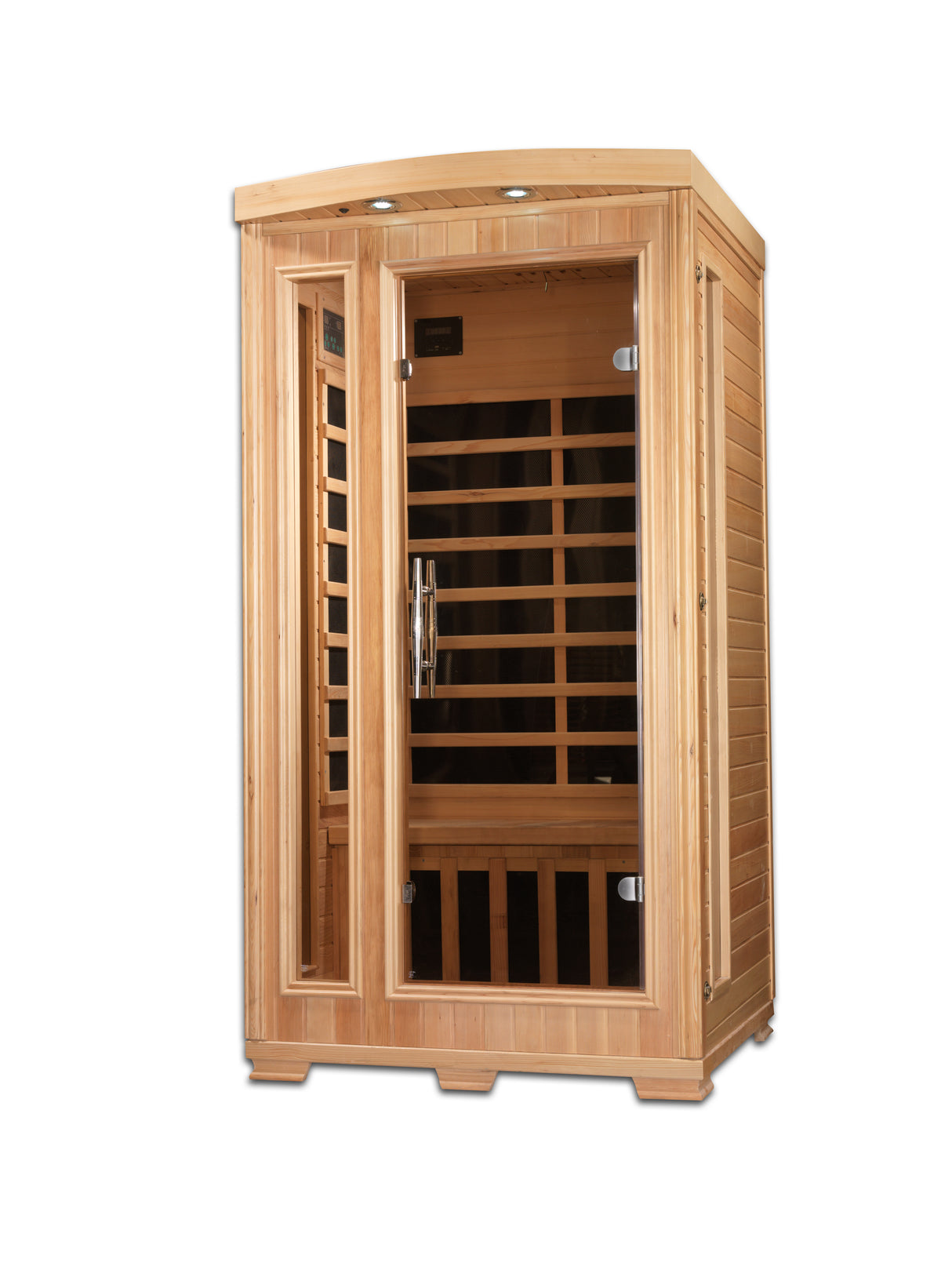 Pro 6 Madison 1-2 Per Near Zero EMF FAR Infrared Sauna Golden Designs Home P6-H106-01_4