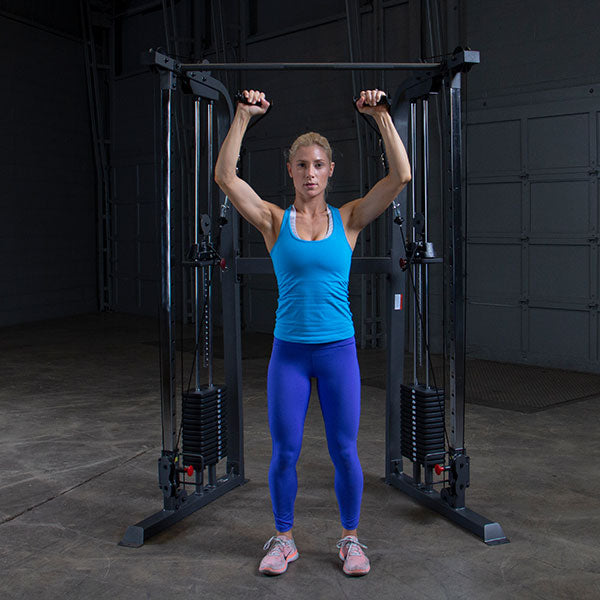 Body Solid Powerline Functional Trainer PFT100 Body Solid Home Gym, Small; Single stack or a-frame double stack (functional trainer). 5 functions or less PFT100_IMG_8949