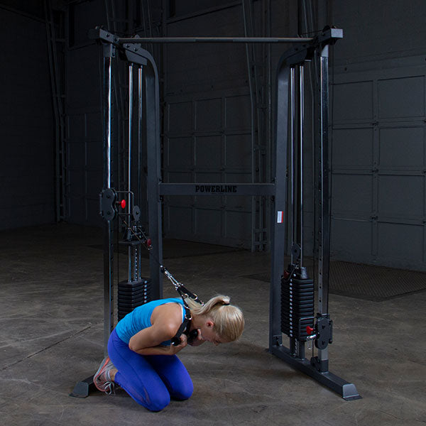 Body Solid Powerline Functional Trainer PFT100 Body Solid Home Gym, Small; Single stack or a-frame double stack (functional trainer). 5 functions or less PFT100_IMG_8963