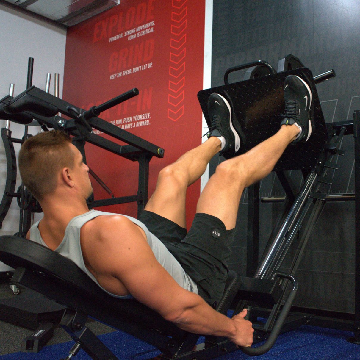 Gronk Fitness XLP Leg Press - Final Stock Gronk Fitness Products Selectorized, single stack, MTS, Hammer, assembled RobGronkLegPressProductPic2_1800x1800_0d23df24-c5c0-457c-9ed0-09b0ceb09911