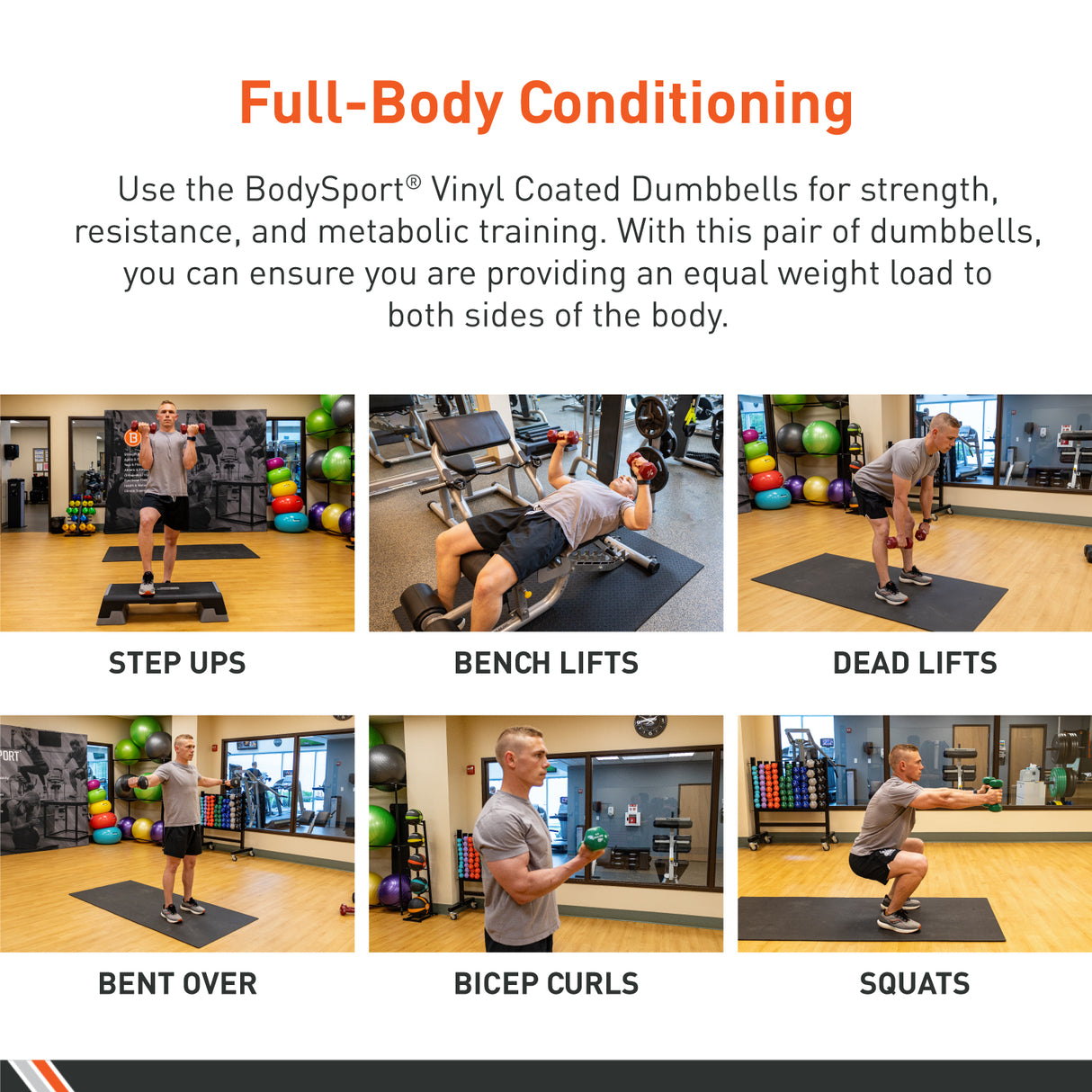 Elivate Body Sport Vinyl Dumbbells Elivate Variant(s) - LBWeight W-BDSVDB-3_5760f15a-48eb-4f15-b881-f5c8111041a1