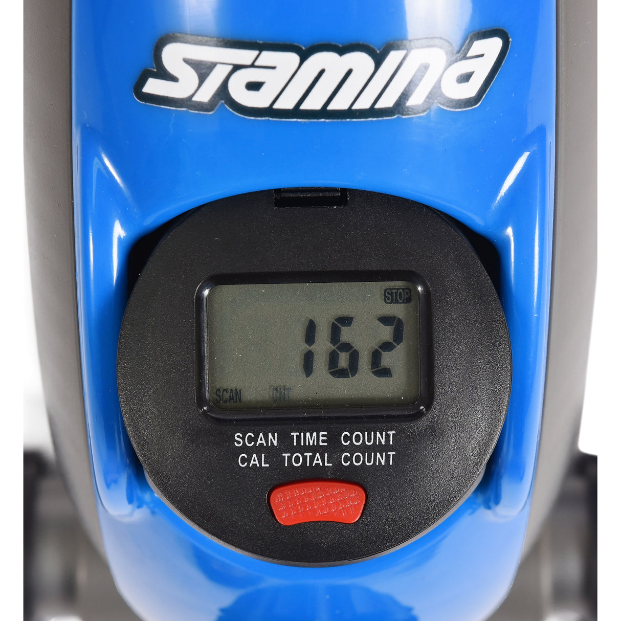 Stamina Mini Exercise Bike with Smooth Pedal System, Blue Stamina Aerobics; aerobic step, HR straps WEB2HGH15-0141.4