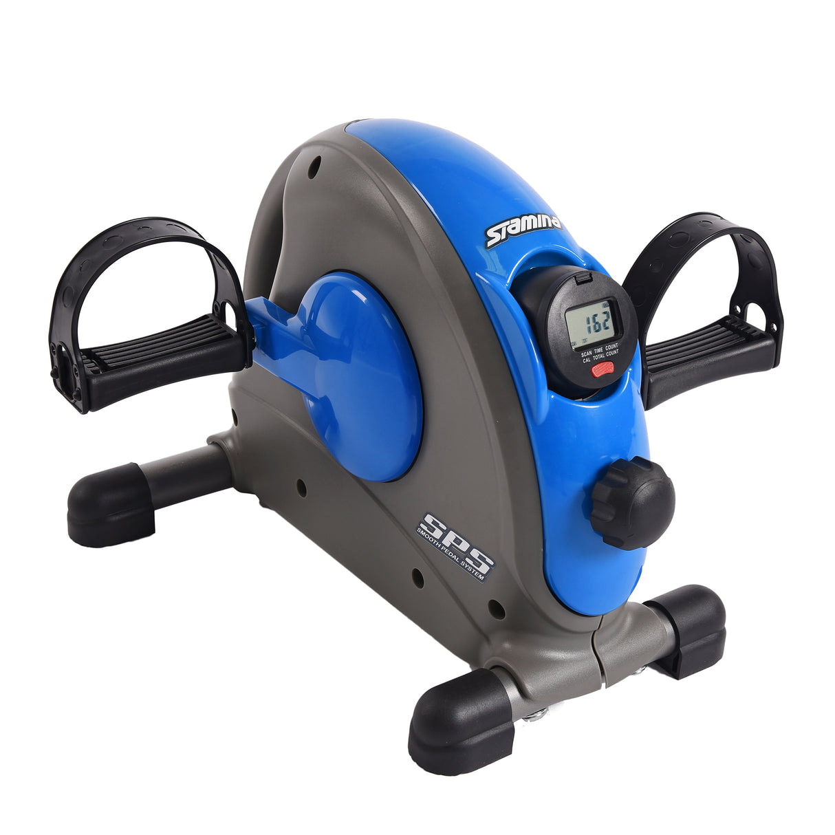 Stamina Mini Exercise Bike with Smooth Pedal System, Blue Stamina Aerobics; aerobic step, HR straps WEB2HGH15-0141