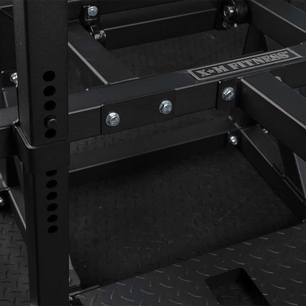 XM Belt Squat - Final Stock XM Fitness Home Gym, Small; Single stack or a-frame double stack (functional trainer). 5 functions or less XM-FITNESS-BELT-SQUAT-MACHINE-2