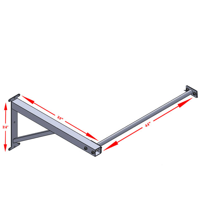 XM Fitness Wall Mounted Chin Up Bar *Extension Add On Only* XM Fitness Miscellaneous strength accessories, push up bars, chin up bars, trx, gym rings add-on-xm-wall-mounted-chin-up-bar-2_e55586c6-f9e3-47b1-85fd-f31cfaf7d73c