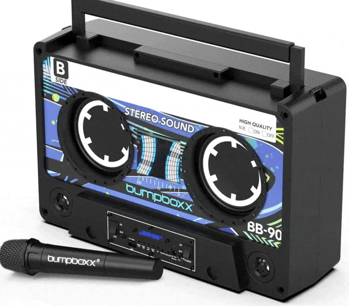 Bumpboxx Remixx Boombox Bluetooth Speaker Onyx Black Bumpboxx Electronics; Audio; Color Variant(s) blackremixx-ezgif.com-optimize_1800x1800_8b1d9f85-054e-47b4-8c39-deb8153d9019