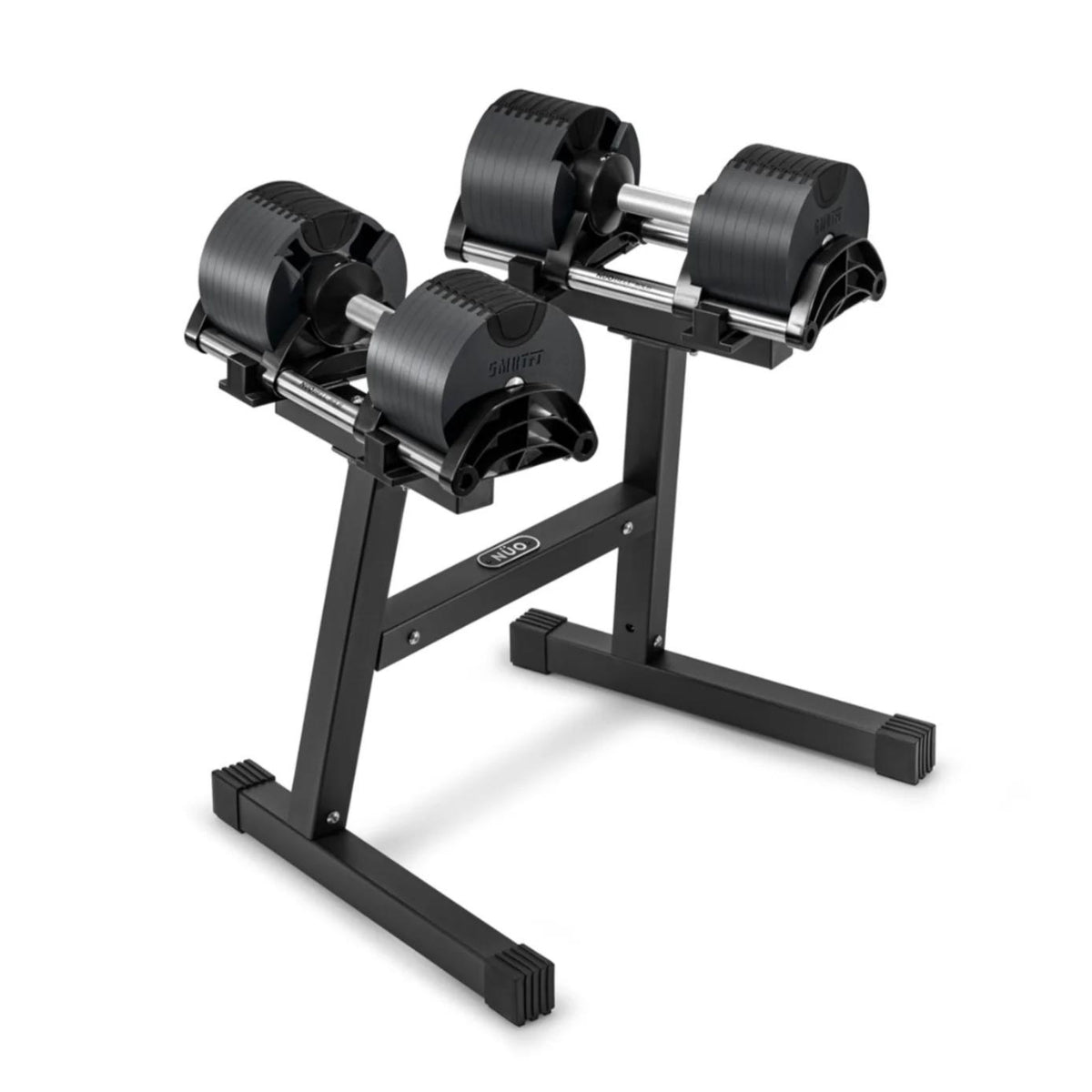 NÜOBELL 80lb Adjustable Dumbbell Set SMRTFT Variant(s) - Color blkstandside80