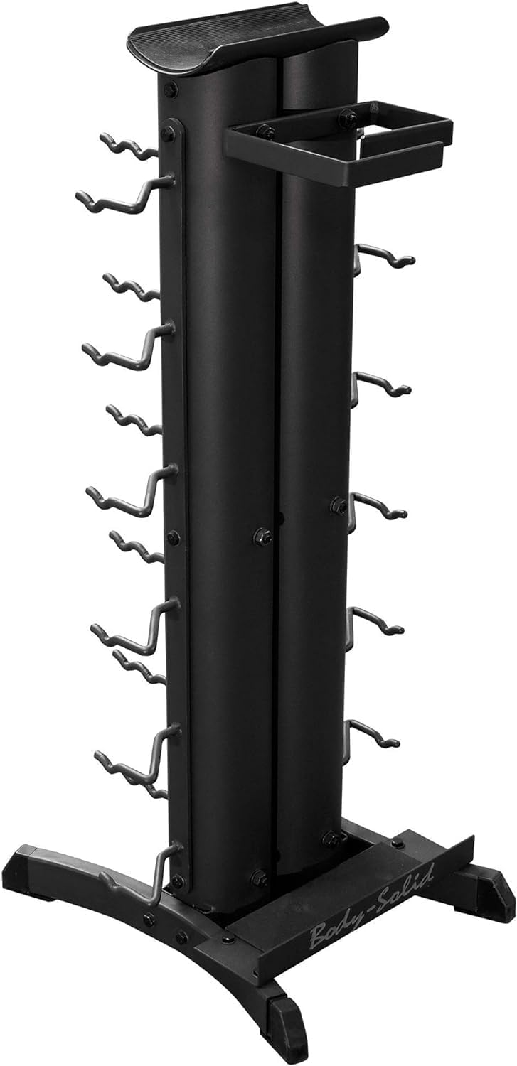 Body Solid Accessory Stand Holds 36 Items Body Solid Dumbell racks, power block stand, plate and bar storage, kettlebell racks, ball racks body-solid_accessory-stand-holds-36-items_view-2