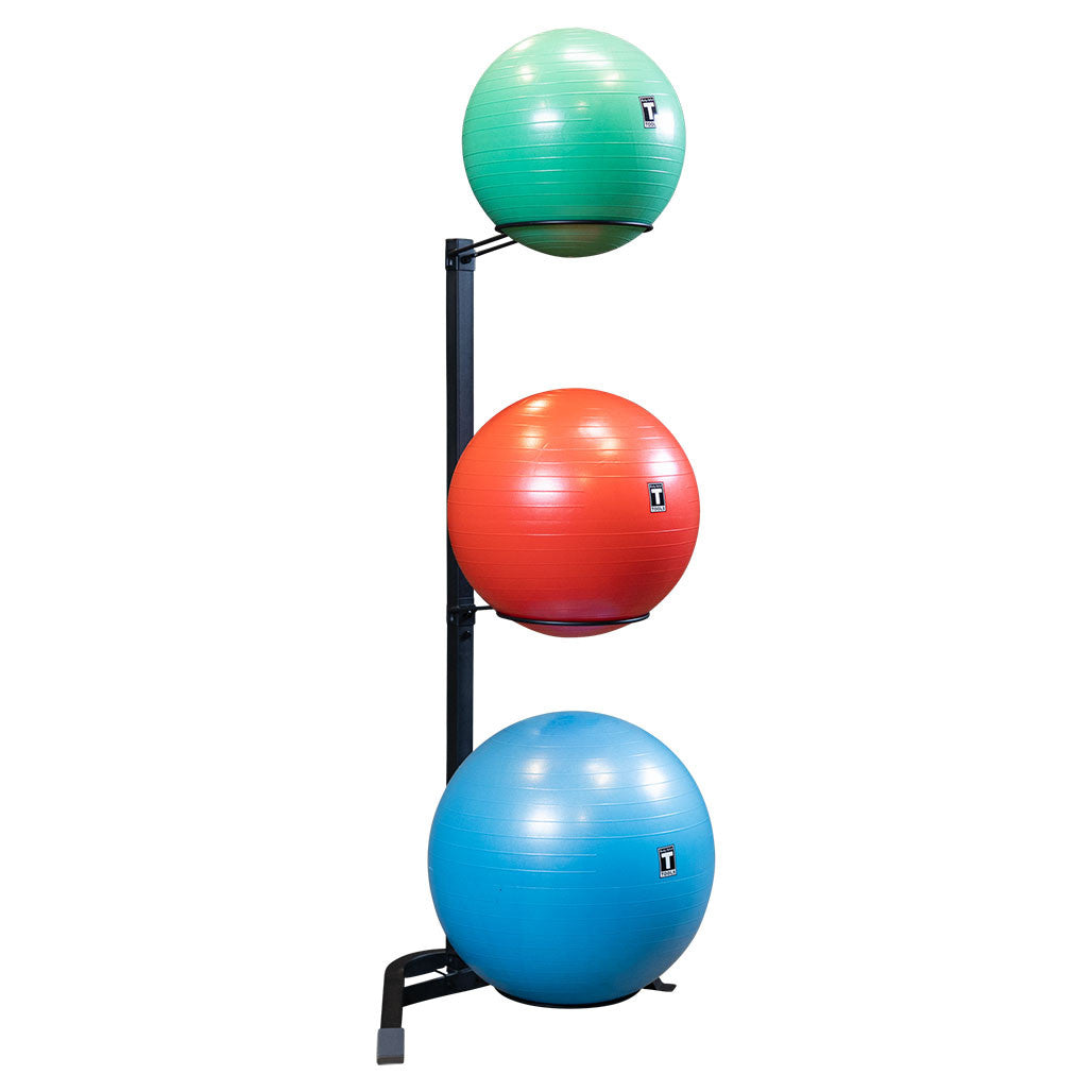 Body Solid GSR10B Stability Ball Rack Body Solid Dumbell racks, power block stand, plate and bar storage, kettlebell racks, ball racks body-solid_vertical-stability-ball-rack_view-2