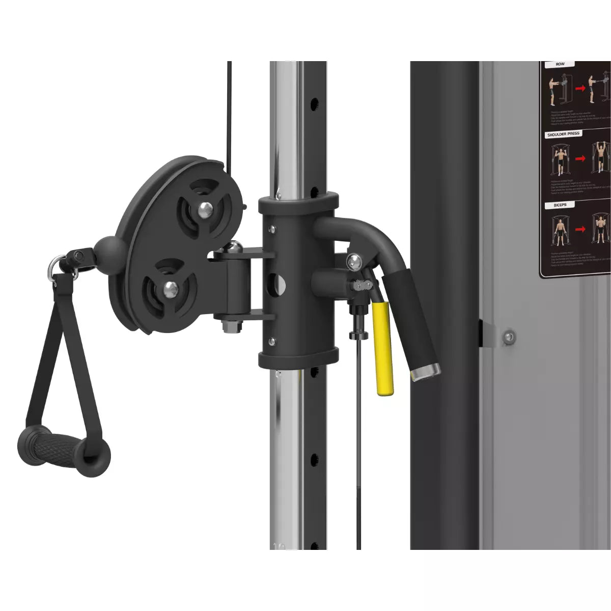 Spirit CSF-FUNT Functional Trainer - Final Stock Spirit Home Gym, Small; Single stack or a-frame double stack (functional trainer). 5 functions or less csf-funt_attachment_1_png