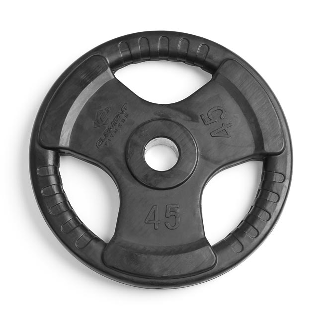 Element Virgin Rubber Olympic Plates 45 lb Element Fitness Variant(s) - LBWeight element-fitness-45lbs-organic-rubber-olympic-plate-lrg_3b579eff-7f99-4186-8882-9a94fb8c85a0