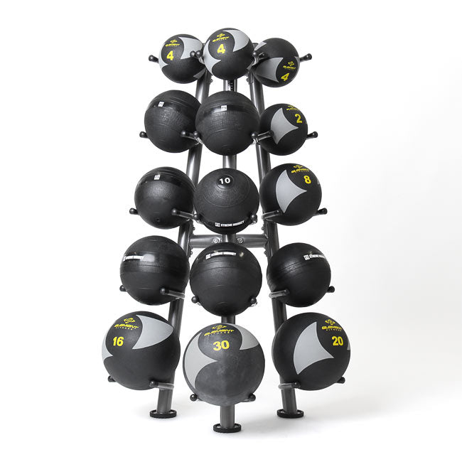 Element Fitness Medicine Ball Rack 15 Element Fitness Miscellaneous, specialized equipment mats, ice shaker, wipes, lube-n-walk, chalk element-fitness_medicine-ball-rack-15_view-2