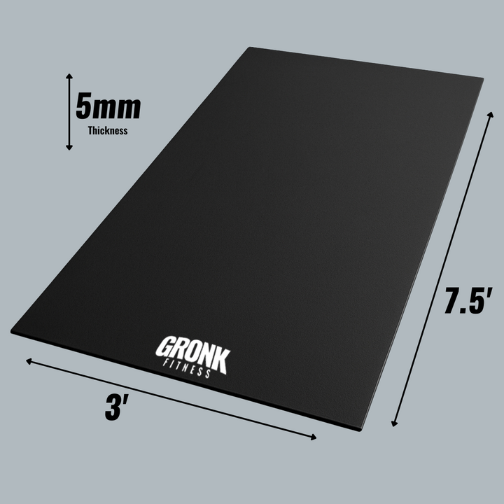 Gronk Fitness 5mm Premium Rubber Mat 7.5ft x 3ft Gronk Fitness Products Variant(s) - Size gronkfitness_5mm-premium-rubber-mat-7-5ft-x-3ft_main