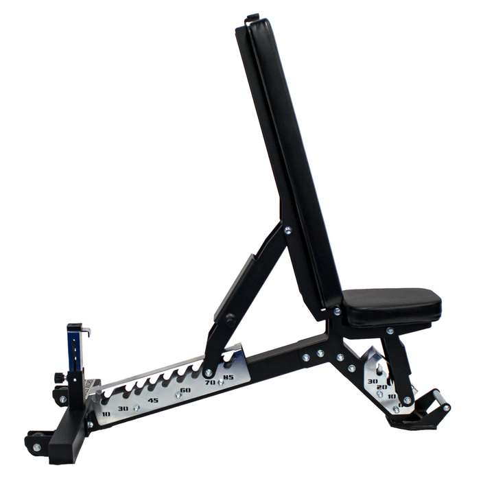 Gronk Fitness Gridiron Series - Heavy Duty Commercial FID Bench | Matte Black Gronk Fitness Products Bench; flat/incline/decline benches gronkfitness_gridiron-series-heavy-duty-commercial-fid-bench-matte-black_view-3