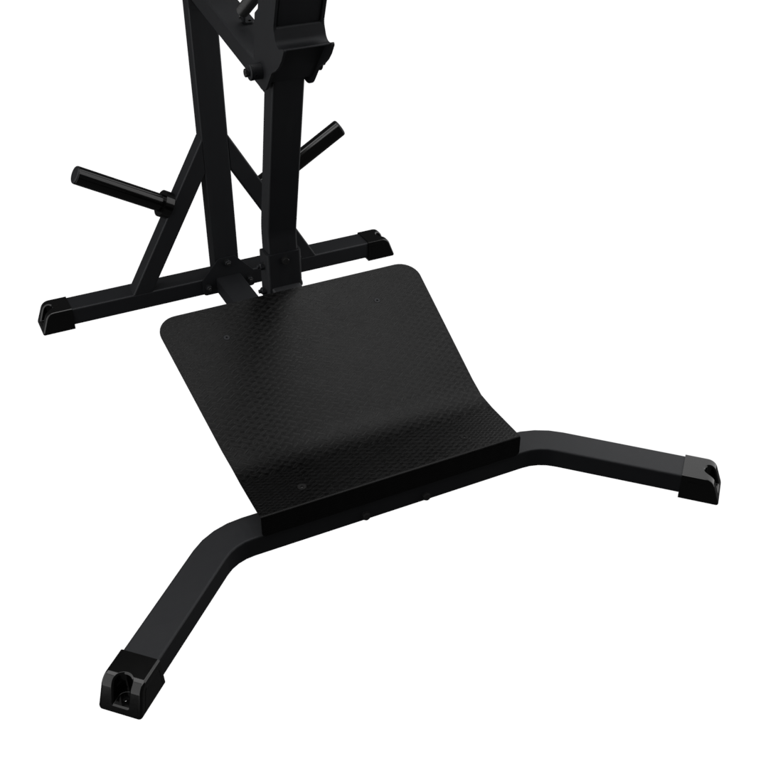 Gronk Fitness Plate Loaded Leverage Squat / Calf - Final Stock Gronk Fitness Products Selectorized, single stack, MTS, Hammer, assembled ironax-xp-leverage_squat_calf-03
