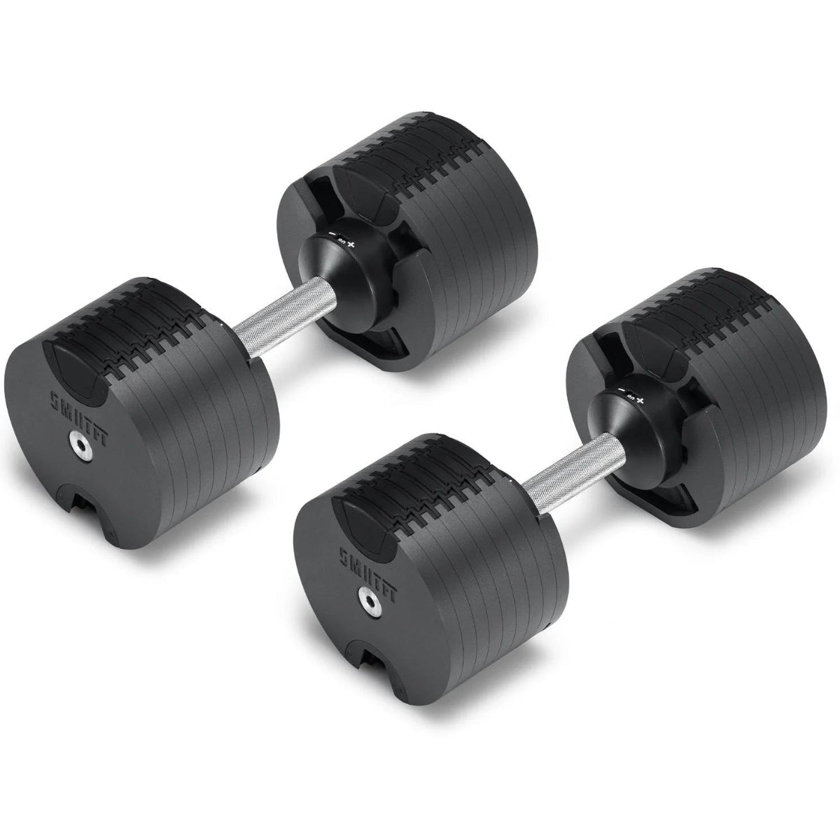 NÜOBELL 80lb Adjustable Dumbbell Set SMRTFT Variant(s) - Color nuo80blk