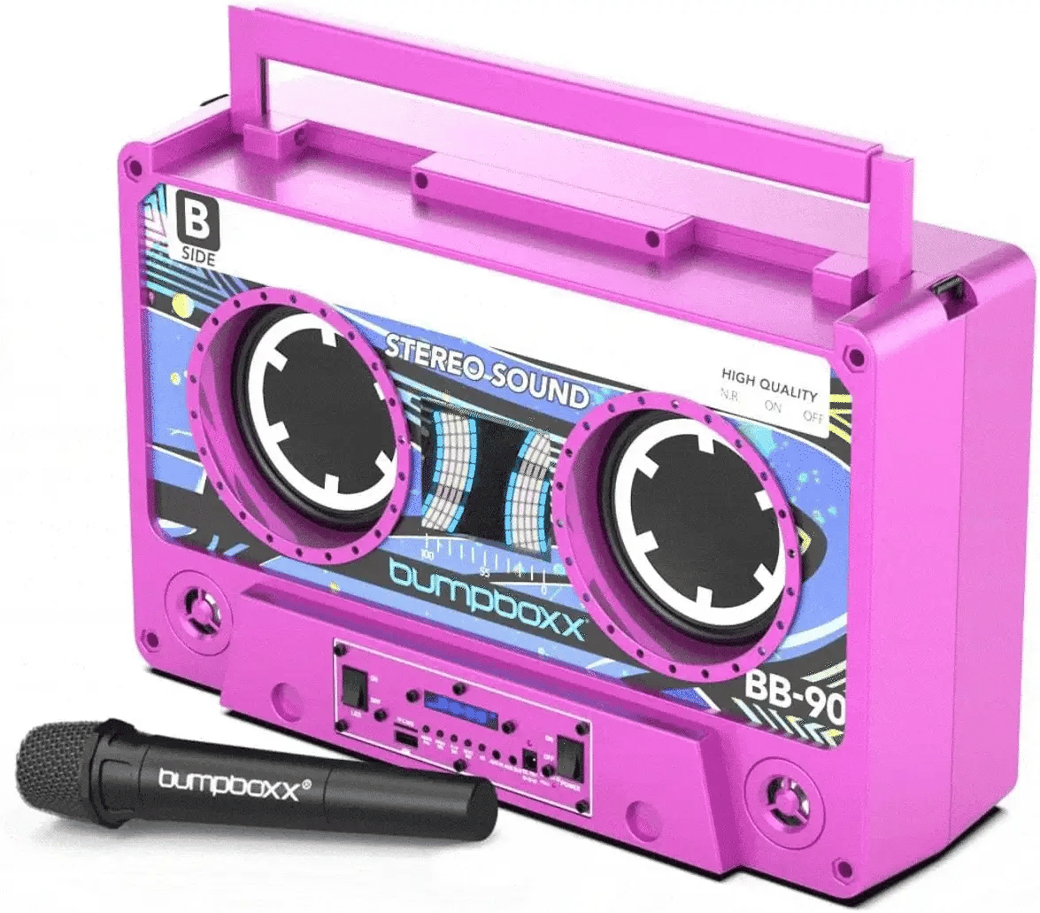 Bumpboxx Remixx Boombox Bluetooth Speaker Pink Magenta Bumpboxx Electronics; Audio; Color Variant(s) pink_remixx