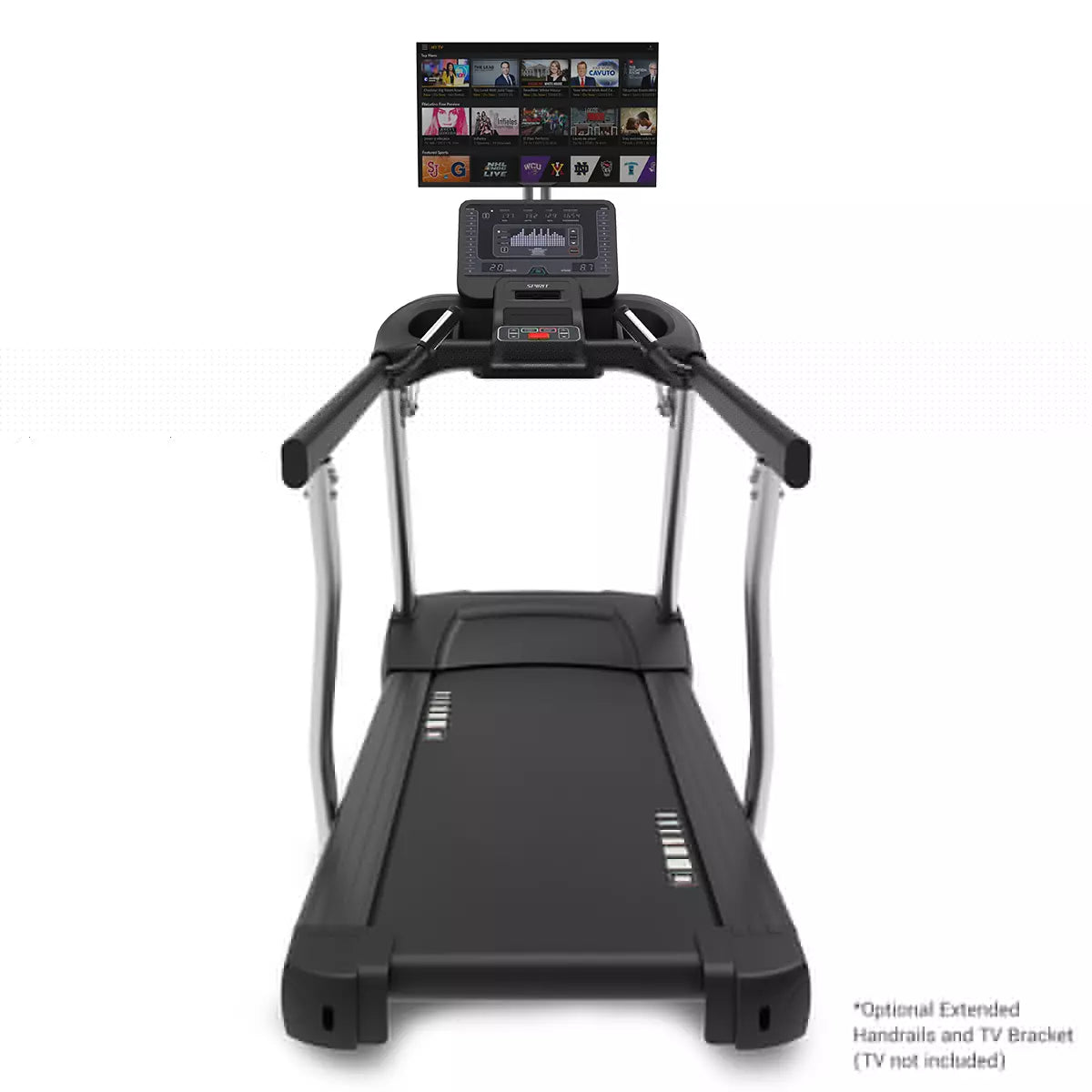 Spirit CT800 Treadmill - Discontinued Spirit Treadmill; Residentail Commercial Frame over 350lbs rear_view_tv_jpg_263ced5a-941b-448c-bb35-48e6d01c1674