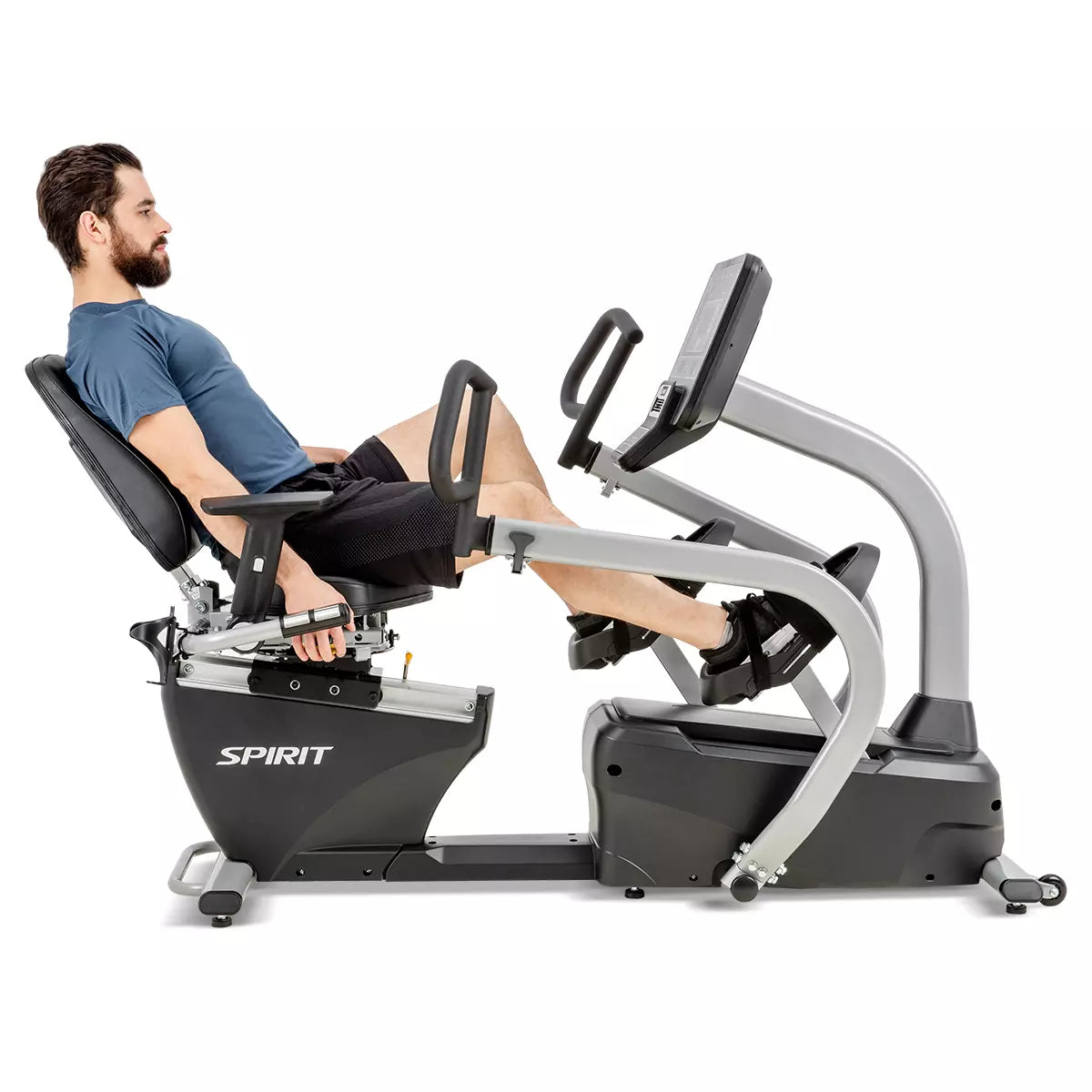 Spirit Fitness CRS800S Recumbent Stepper w/ Swivel Seat - Final Stock Spirit Steppers, recumbent steppers, Heavy , commercial recline_max__jpg