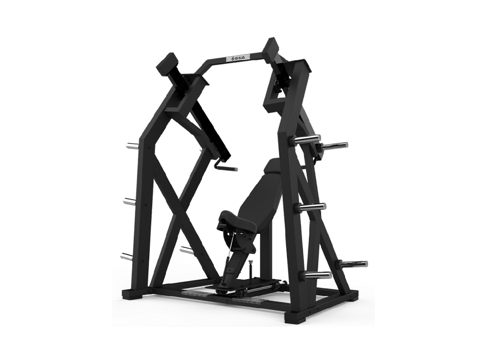 Shua G8913 Iso-Lateral Shoulder Press plate loaded machine, studio render