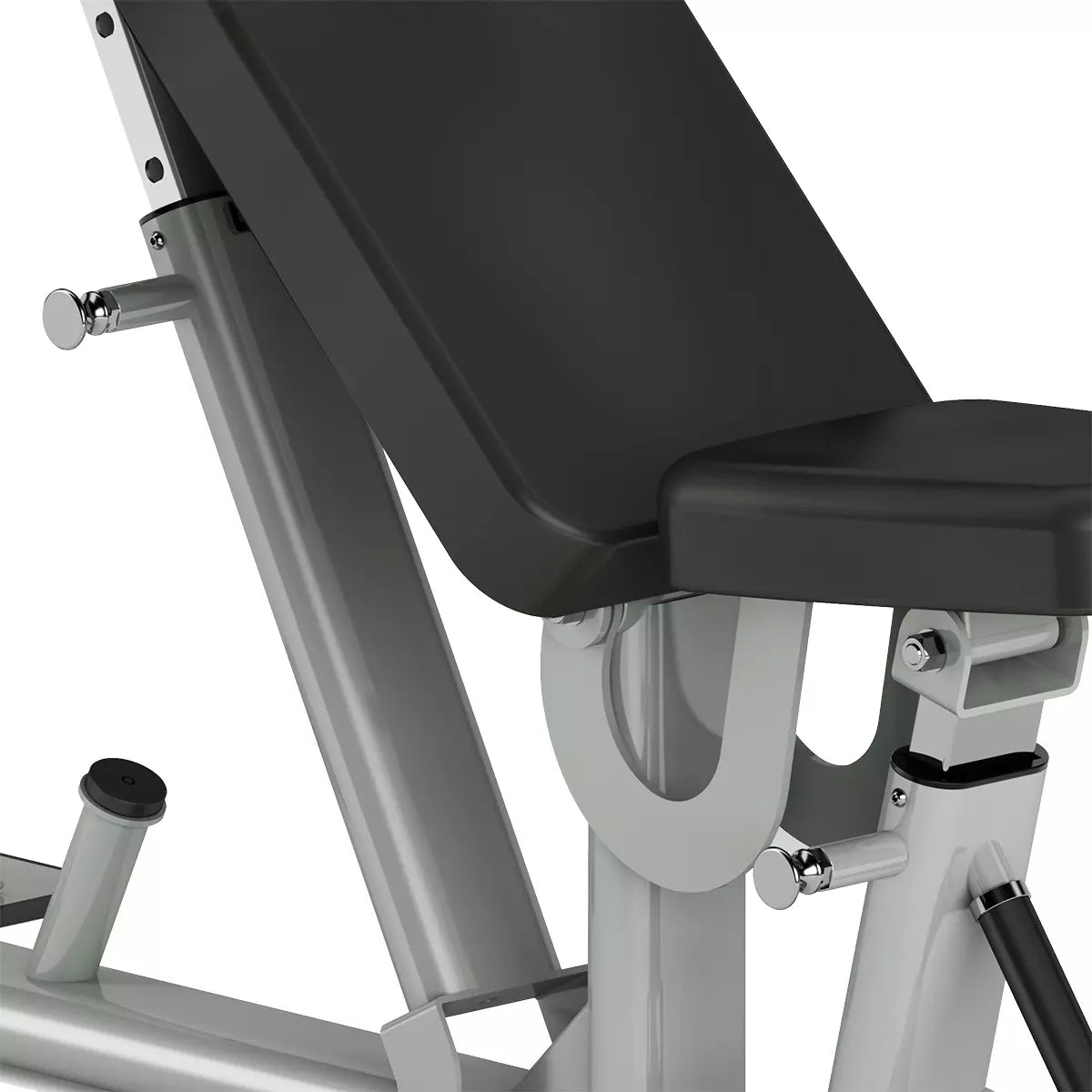 Spirit Commercial Flat/Incline Bench - Discontinued Spirit Bench; flat/incline/decline benches st800fi-adjustment_levers_web_jpg