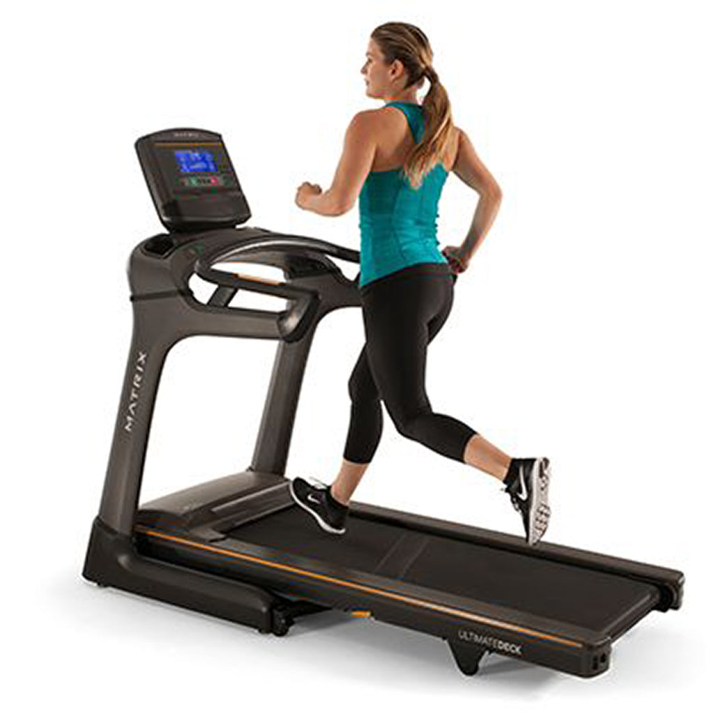 Matrix TF30 Folding Treadmill Matrix Treadmill tf30-mop-female-3q-back