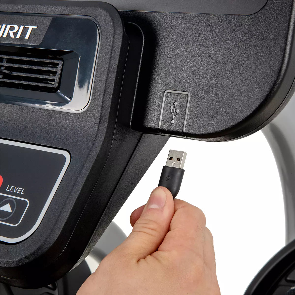 Spirit Fitness CRS800S Recumbent Stepper w/ Swivel Seat - Final Stock Spirit Steppers, recumbent steppers, Heavy , commercial usb_1_2_jpg