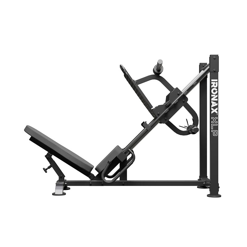IRONAX XLP Leg Press V3 Ironax Home Gym, Small; Single stack or a-frame double stack (functional trainer). 5 functions or less xlp-full-side
