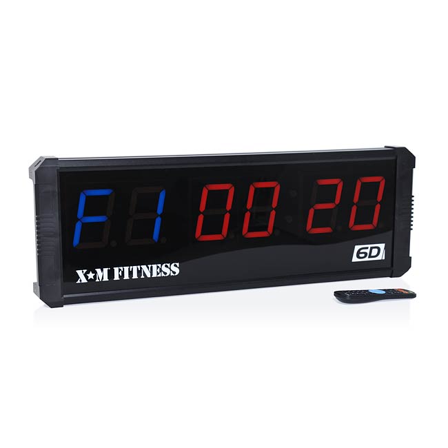 XM Fitness 6D Interval timer - Discontinued XM Fitness Agility and Speed; jump ropes, climbing and battle ropes, ladders, sled, interval timer xm-6d-clock-f1