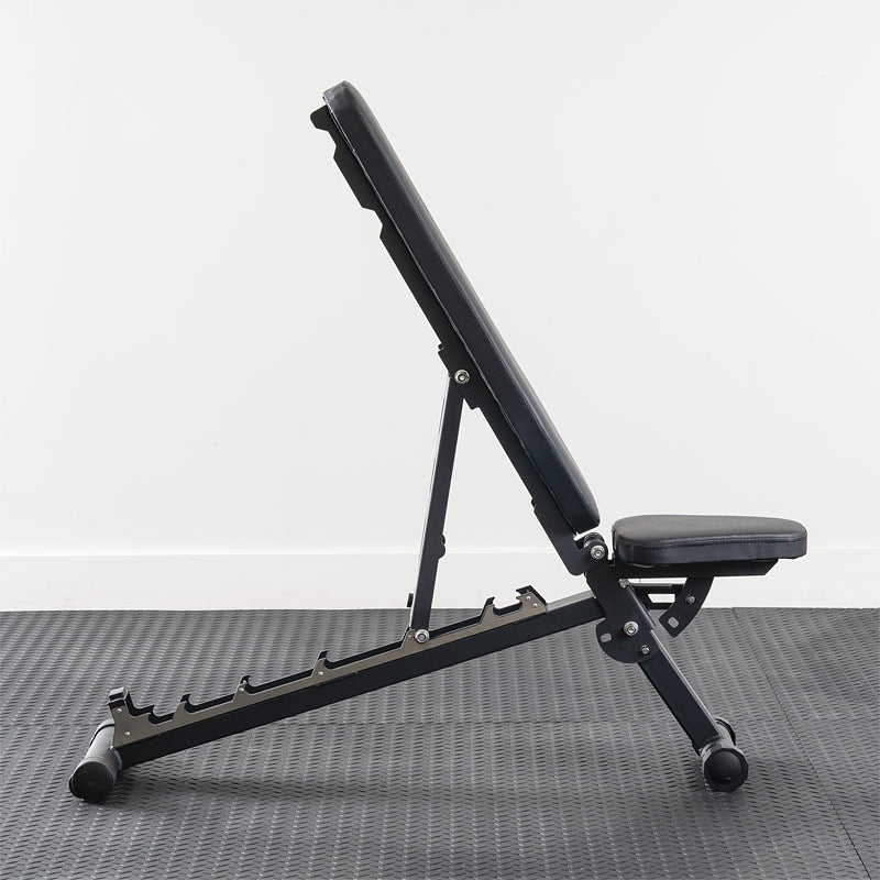 XM FID Folding Bench XM Fitness Bench; flat/incline/decline benches xm-fid-folding-bench-side-position-1