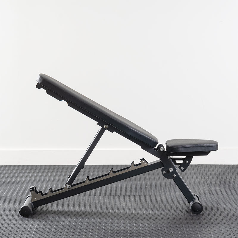 XM FID Folding Bench XM Fitness Bench; flat/incline/decline benches xm-fid-folding-bench-side-position-2