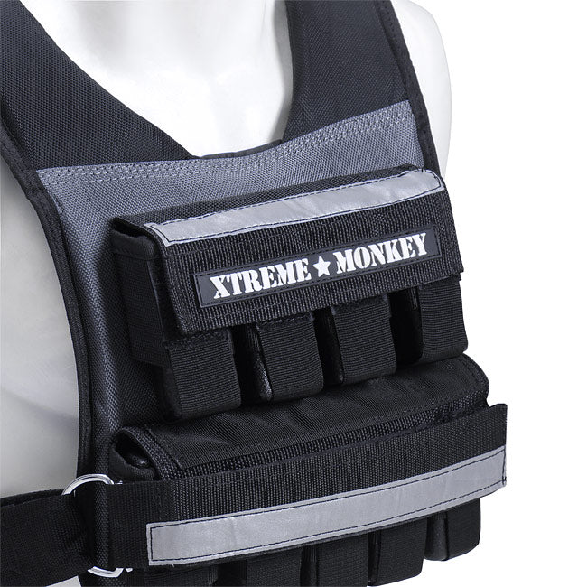 XM Fitness 35lb Commercial Weighted Vest, Adjustable XM Fitness Variants(s) - Weight xm-fitness-weighted-vest-details_2_f78369b7-6279-4341-8583-e96d32b1df0b
