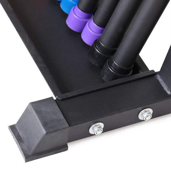 XM BodyBar Storage Rack XM Fitness Dumbell racks, power block stand, plate and bar storage, kettlebell racks, ball racks xm-fitness_bodybar-storage-rack_view-4