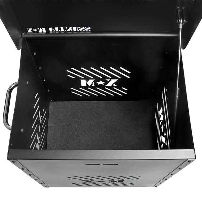 XM Fitness Storage Box XM Fitness Dumbell racks, power block stand, plate and bar storage, kettlebell racks, ball racks xm-fitness_storage-box_view-5