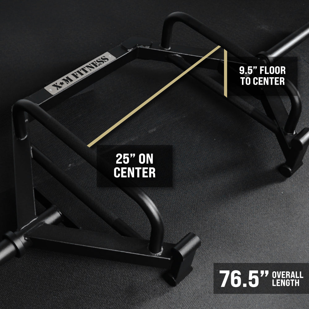 XM Fitness Step Through Olympic Hex / Trap Bar XM Fitness Lifting bars, weight bars, dumbbell handles xm-hex2