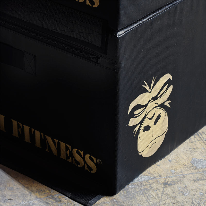 XM Fitness Soft Plyo Box Set - 6" 12" & 18" XM Fitness Balance and stability; bosu, swiss, plyo-box xm-plyo-stack-3298-zipper_3